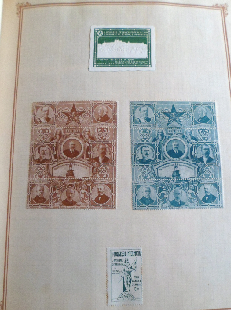 collection de timbres esperanto 